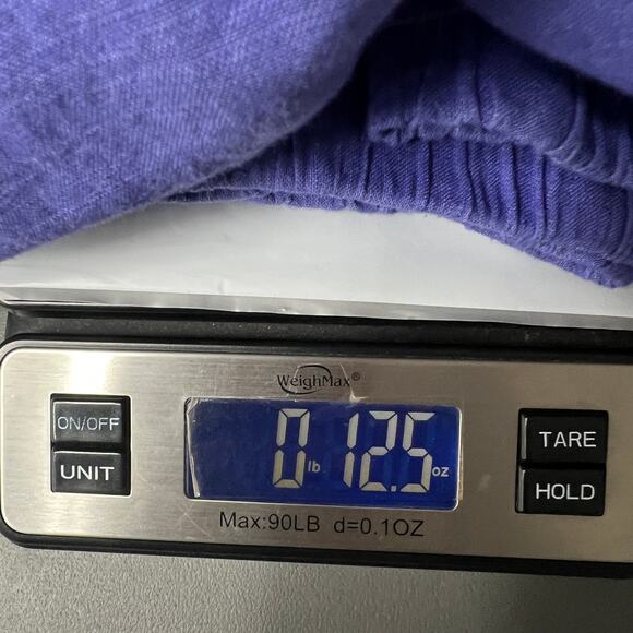 Avenue Linen Blend Cropped High Rise Langelook Beach Womens Pull On Pants 26/28 - Picture 14 of 14